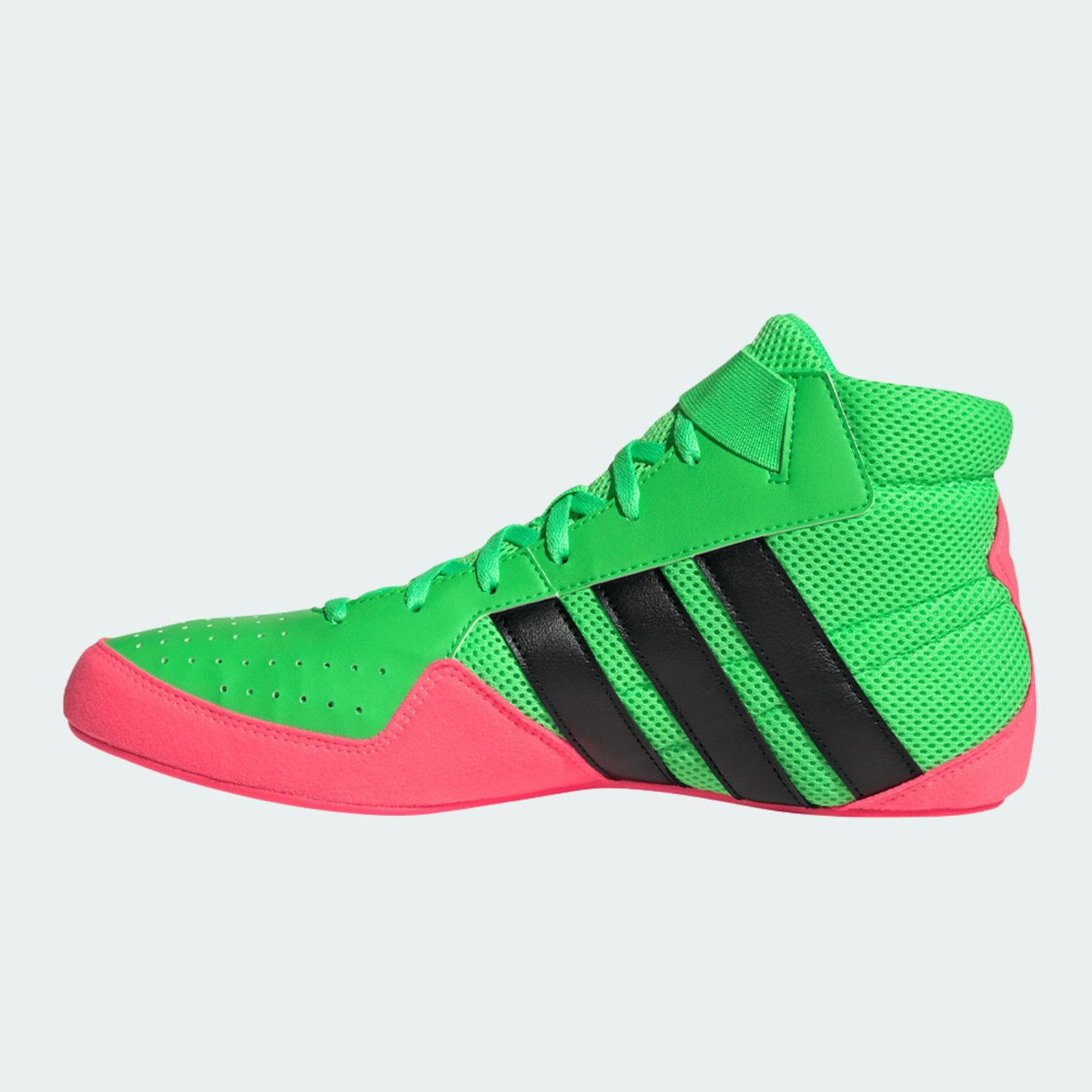 Adidas Havoc Plus Adult Boxing Boots Screaming green KJ1347 Side view