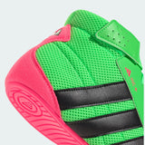 Adidas Havoc Plus Adult Boxing Boots Screaming green KJ1347 mesh detail view