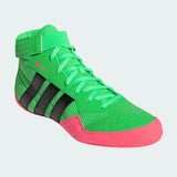 Adidas Havoc Plus Adult Boxing Boots Screaming green KJ1347 front view
