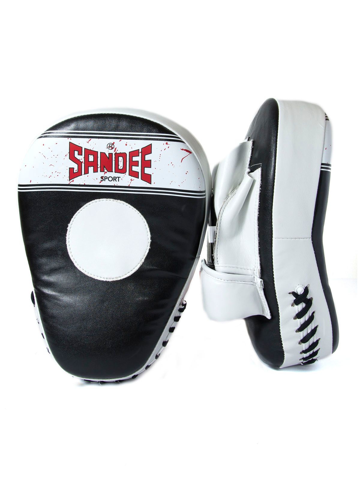 Sandee Sport Synthetic Leather Curved Focus Mitts Sandee
