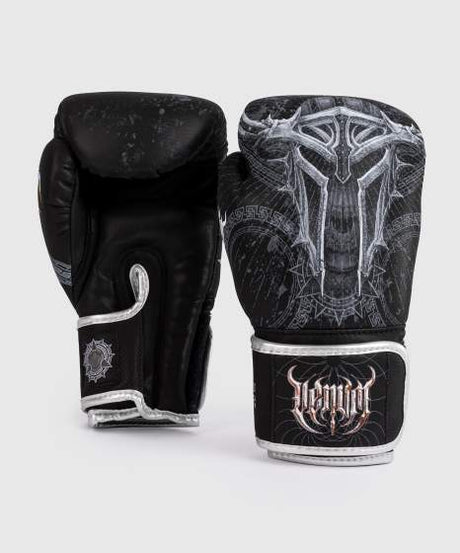 Venum Gladiator 5.0 Boxing Gloves - Black/Silver