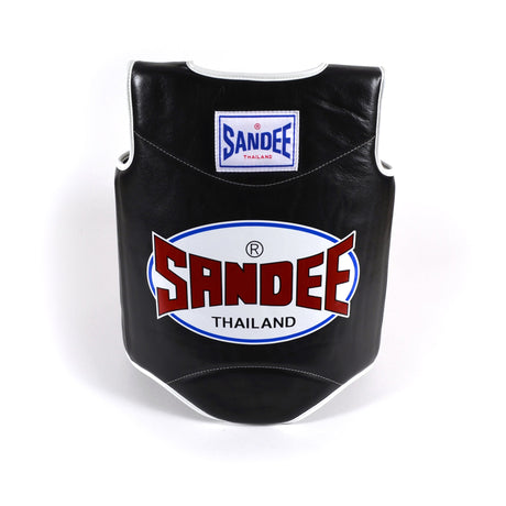 Sandee Black & White Leather Authentic Body Shield  Fight Co