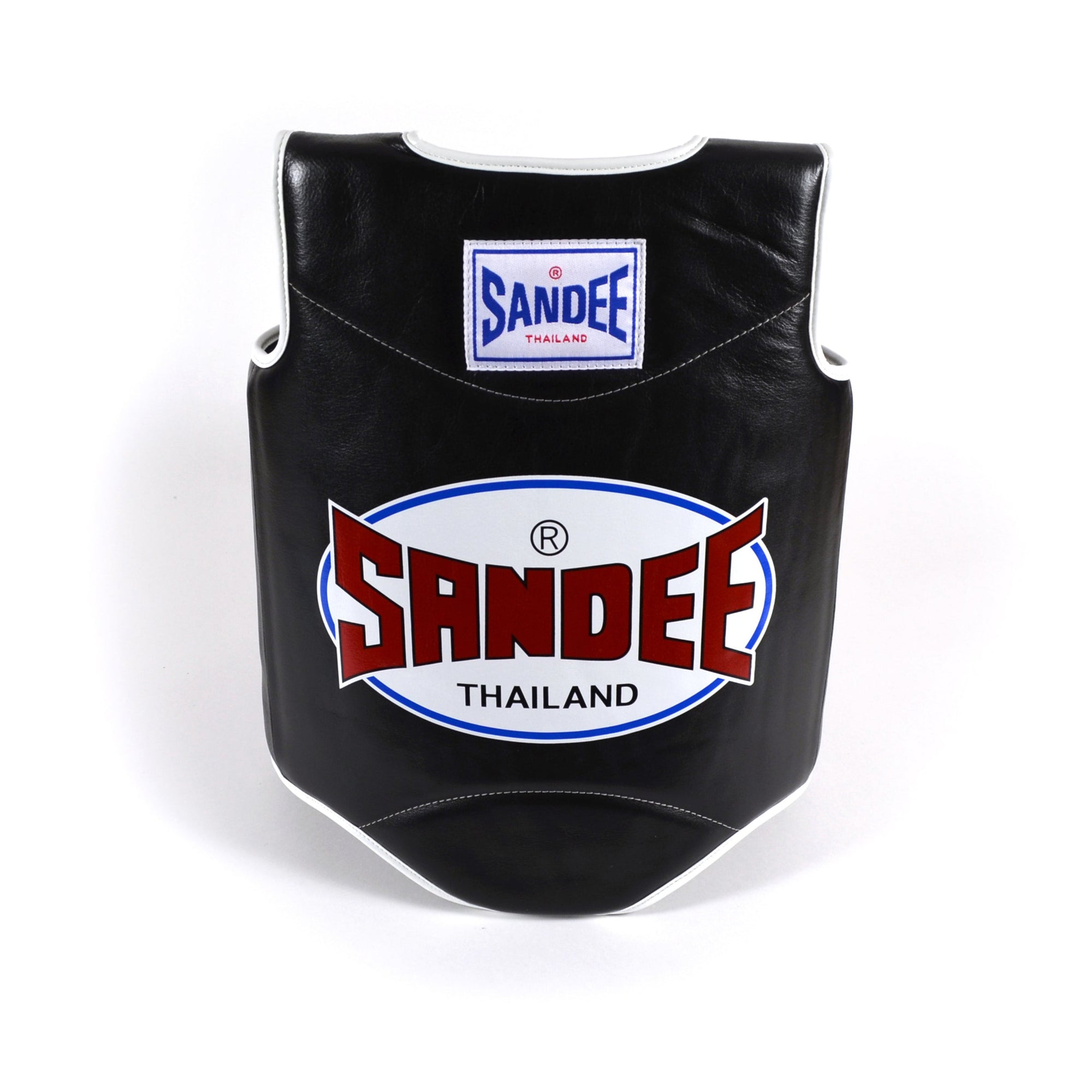 Sandee Black & White Leather Authentic Body Shield  Fight Co