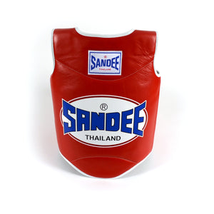 Sandee Black & White Leather Authentic Body Shield  Fight Co