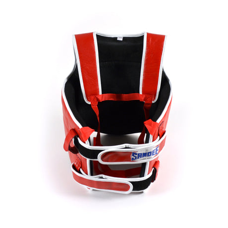 Sandee Black & White Leather Authentic Body Shield  Fight Co