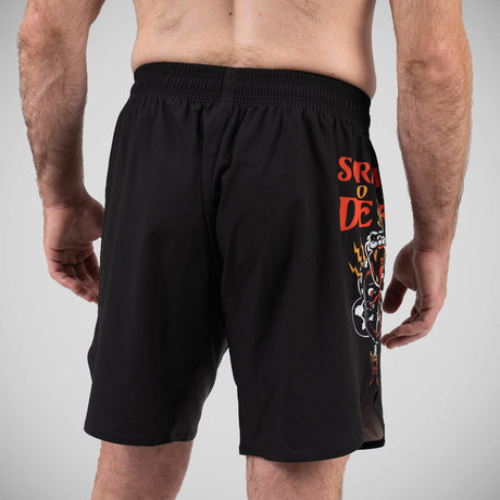 Black/Orange Scramble or Dead Grappling Shorts  Fight Co