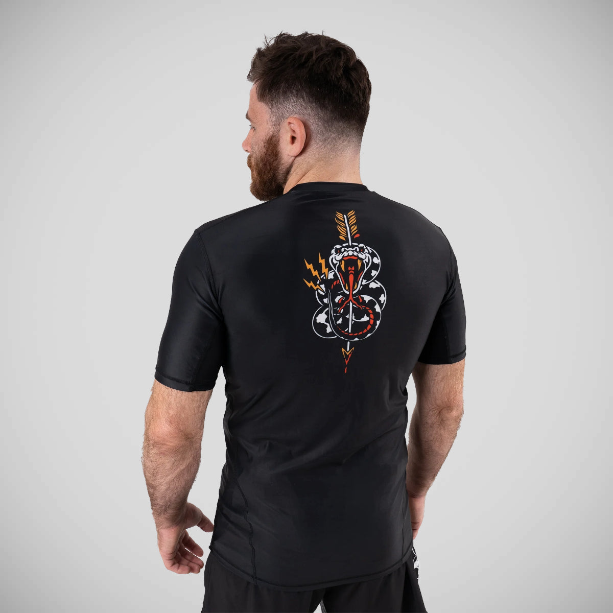 Black/Orange Scramble or Dead Rash Guard  Fight Co