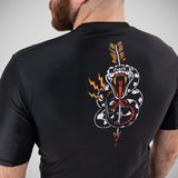 Black/Orange Scramble or Dead Rash Guard  Fight Co