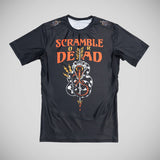 Black/Orange Scramble or Dead Rash Guard  Fight Co