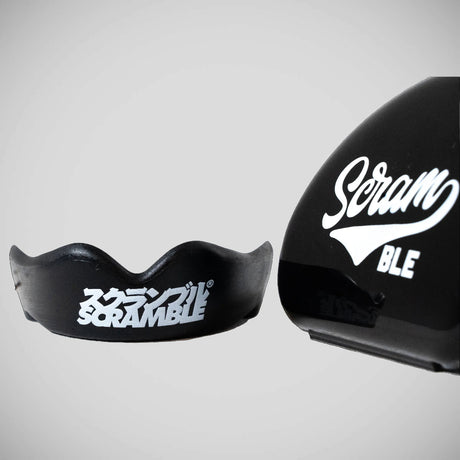 Black Scramble Mouth Gum Shield Guard  Fight Co