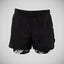 Black/White Scramble Logotype Combination Shorts  Fight Co