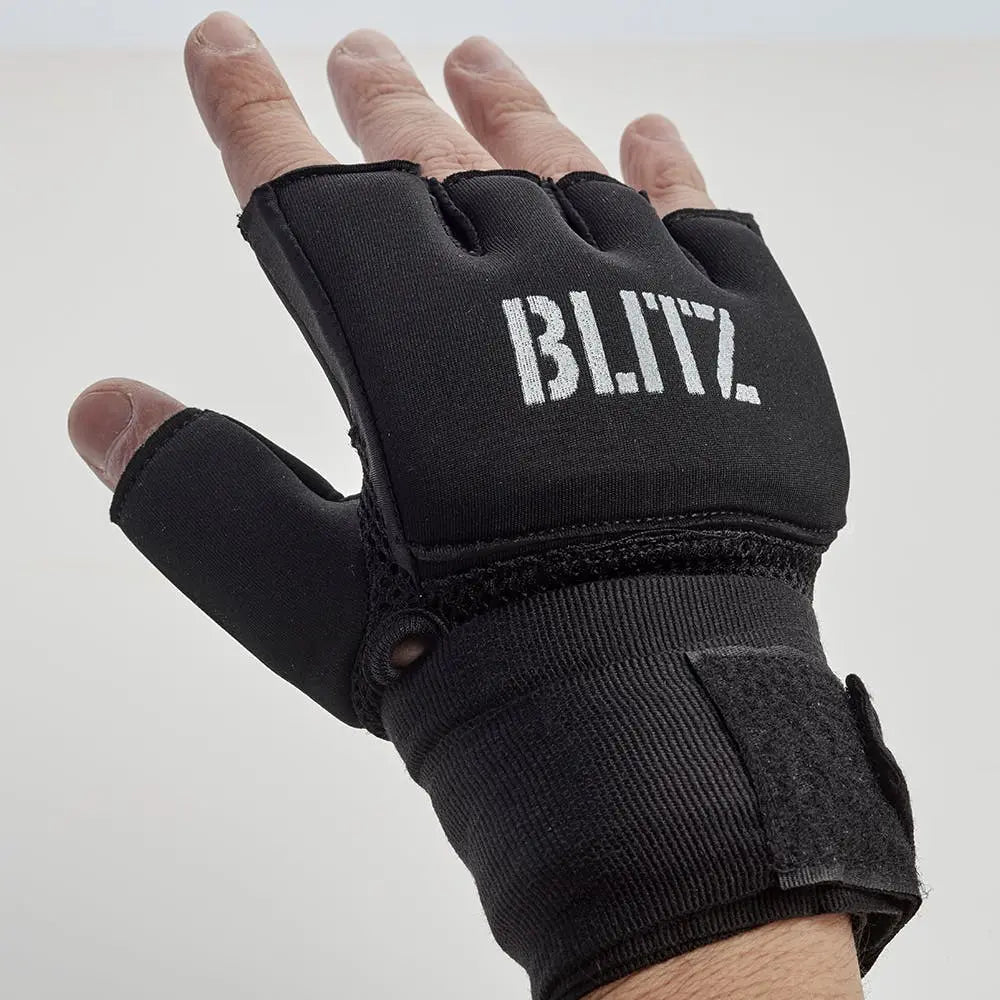 Blitz Sports Gel Hand Wraps - Black Blitz Sports