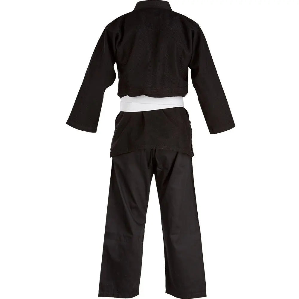 Blitz Sports Cotton Student Judo Suit - Black Blitz Sports