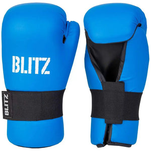 Blitz Sports PU Semi Contact Open Palm Gloves Blitz Sports