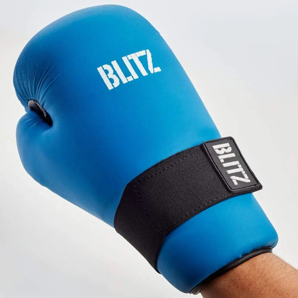 Blitz Sports PU Semi Contact Open Palm Gloves Blitz Sports