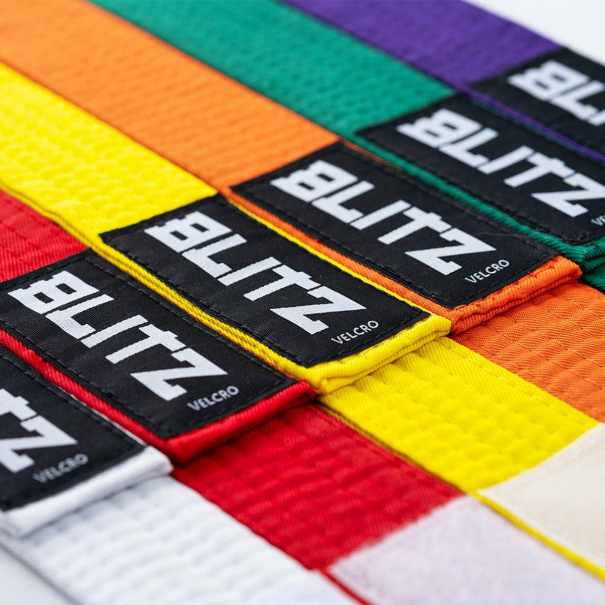 Blitz Quick Strap Plain Coloured Rank Belt