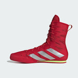 Adidas Box Hog 4 Boxing Boots - Better Scarlet/Silver/Lucid Lemon