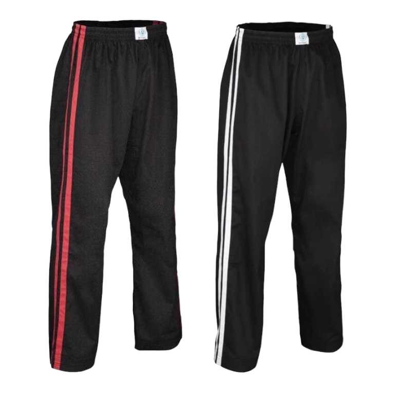 Double stripe track hot sale pants mens