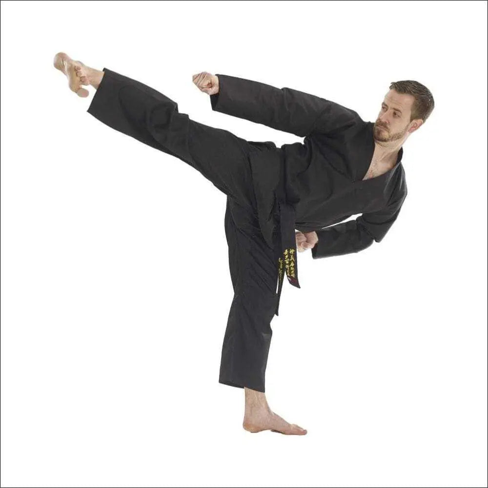 Bytomic Adult Black V-Neck Martial Arts Uniform Bytomic
