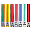 Bytomic Coloured Stripe Martial Arts Belt 10 Pack Bytomic