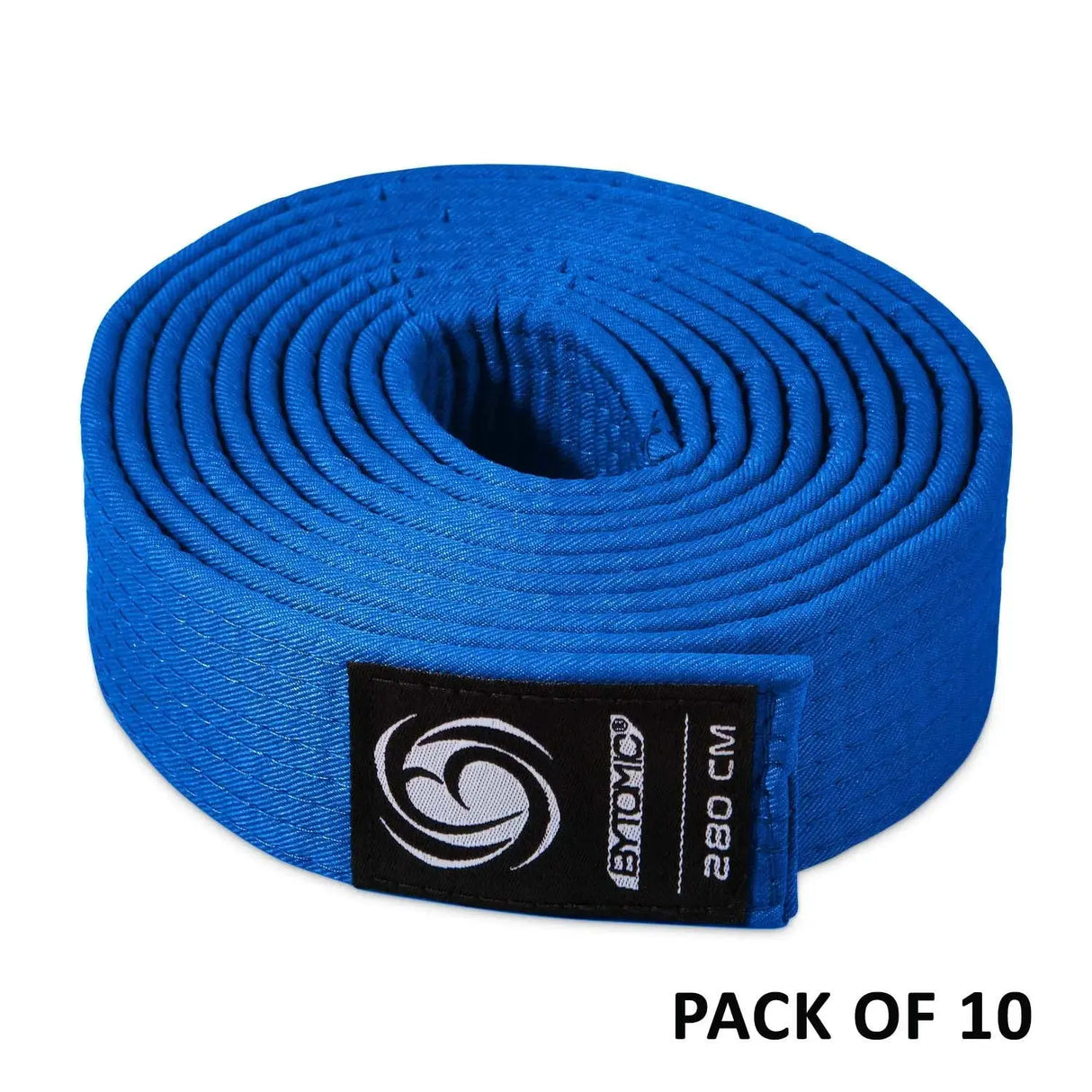 Bytomic Plain Polycotton Martial Arts Belt Pack of 10 Blue-280cm Fight Co