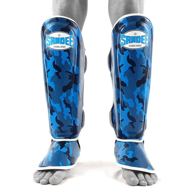Sandee Junior Camo Thai Shin Guards