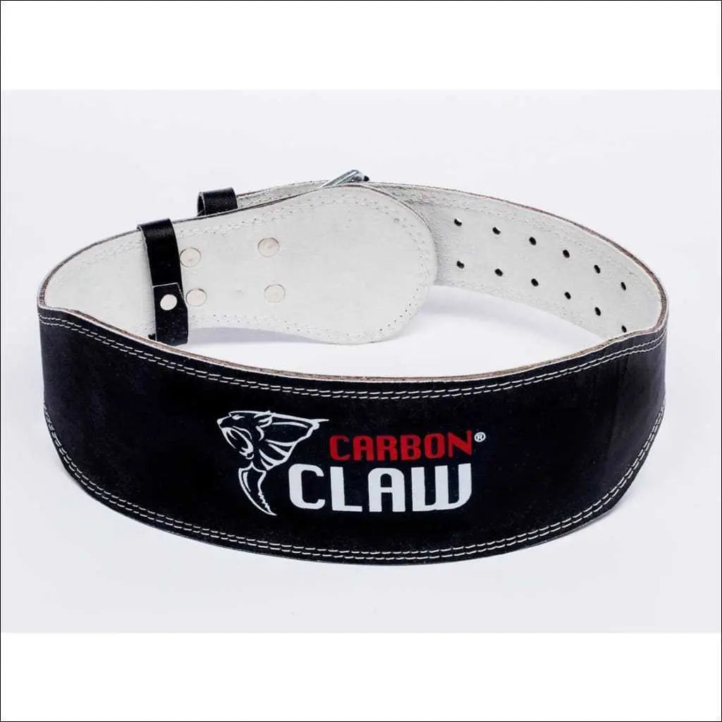 Carbon Claw Weight Training Belt-Black Leather Carbon Claw