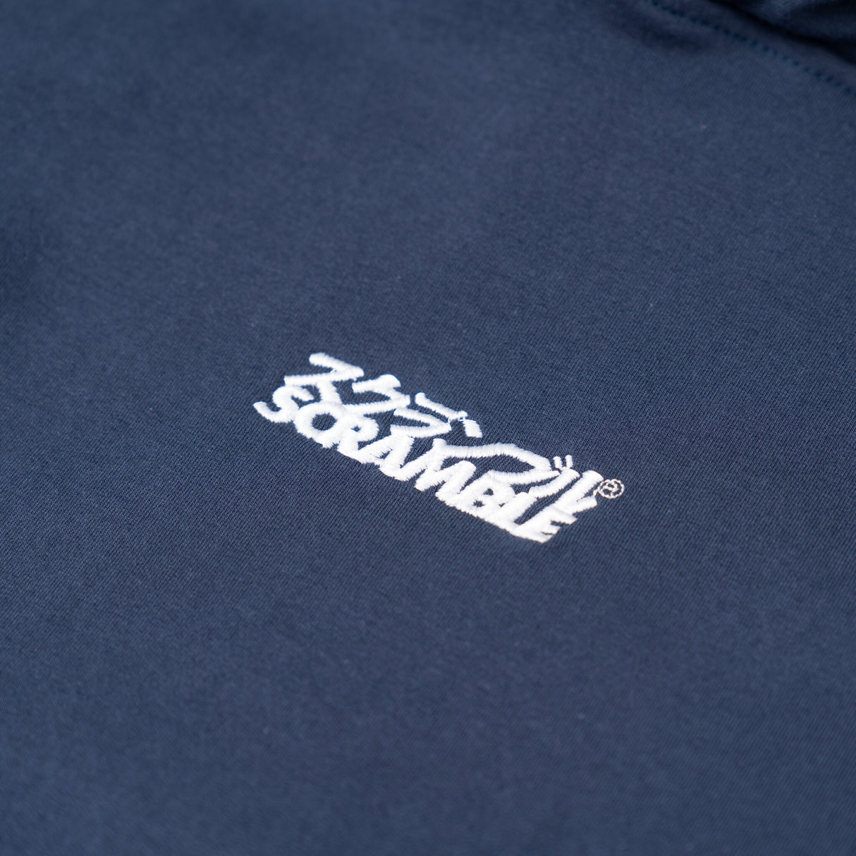 Scramble Puff Print Hoody - Blue