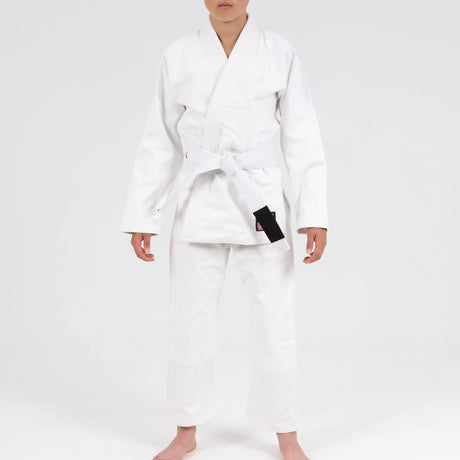 Scramble Kids Standard Issue BJJ GI - White  Fight Co