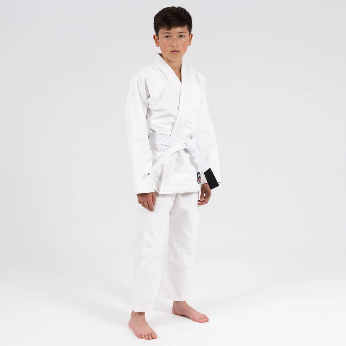 Scramble Kids Standard Issue BJJ GI - White  Fight Co