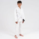 Scramble Kids Standard Issue BJJ GI - White  Fight Co