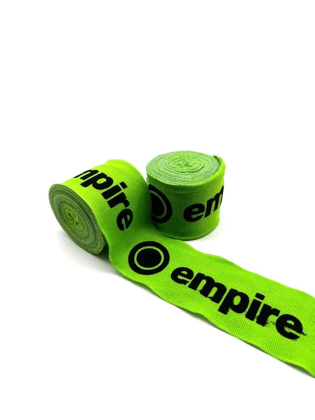 Empire 4.5m Boxing Hand Wraps - Green