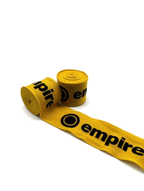 Empire 4.5m Boxing Hand Wraps - Yellow