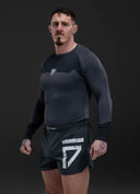 Gym King Fight Division Combat Long Sleeve Rash Guard