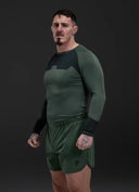 Gym King Fight Division Combat Long Sleeve Rash Guard