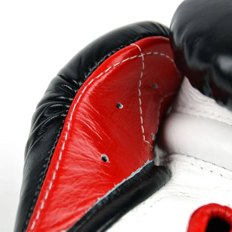 Fairtex 12oz Mexican Lace-Up Boxing Gloves - Black Fairtex