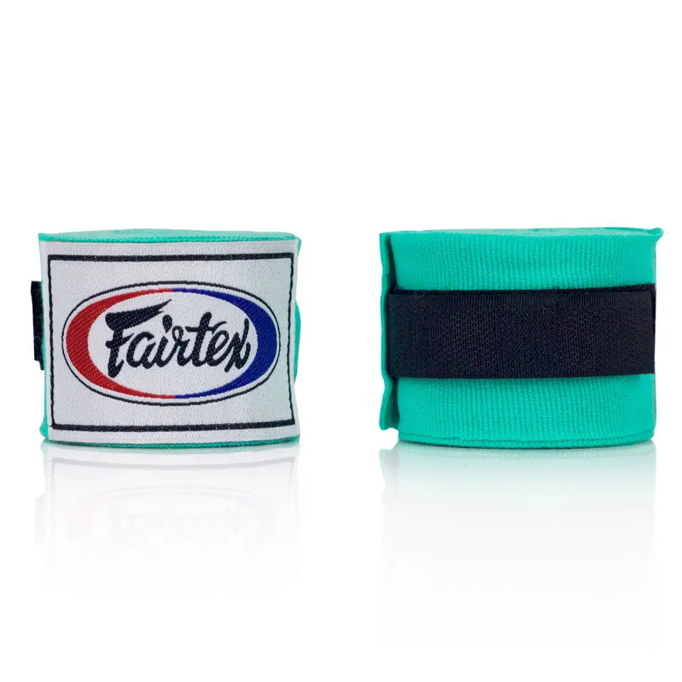 Fairtex 4.5m Stretch Hand Wraps - Green, Grey, Orange, Yellow Fairtex