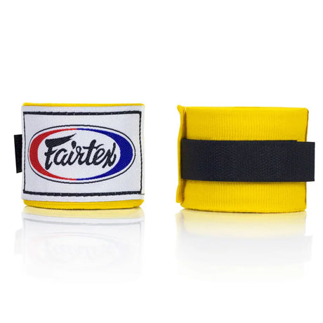 Fairtex 4.5m Stretch Hand Wraps - Green, Grey, Orange, Yellow Fairtex