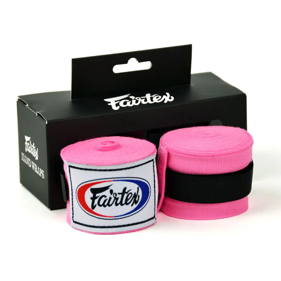 Fairtex 4.5m Stretch Hand Wraps - Green, Grey, Orange, Yellow Fairtex