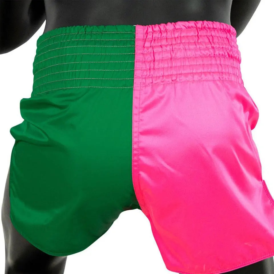 Fairtex Fighter Muay Thai Shorts - Pink Green Fairtex