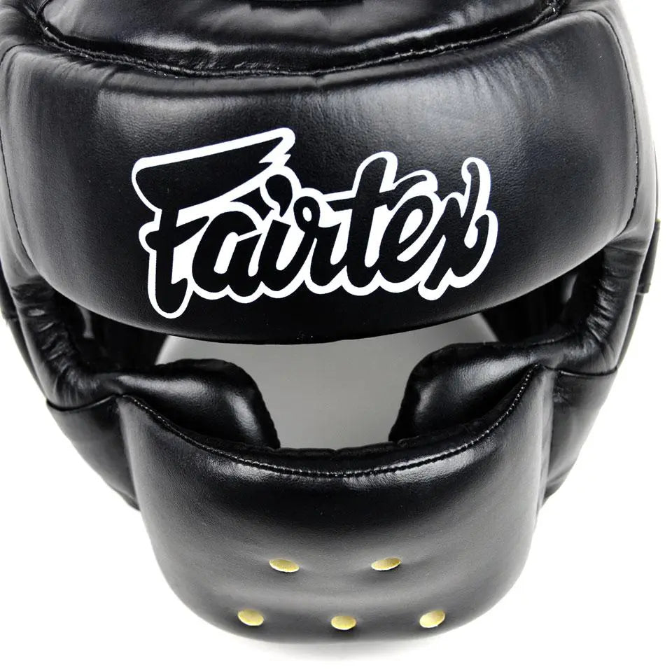 Fairtex Full Face Head Guard - Black Fairtex