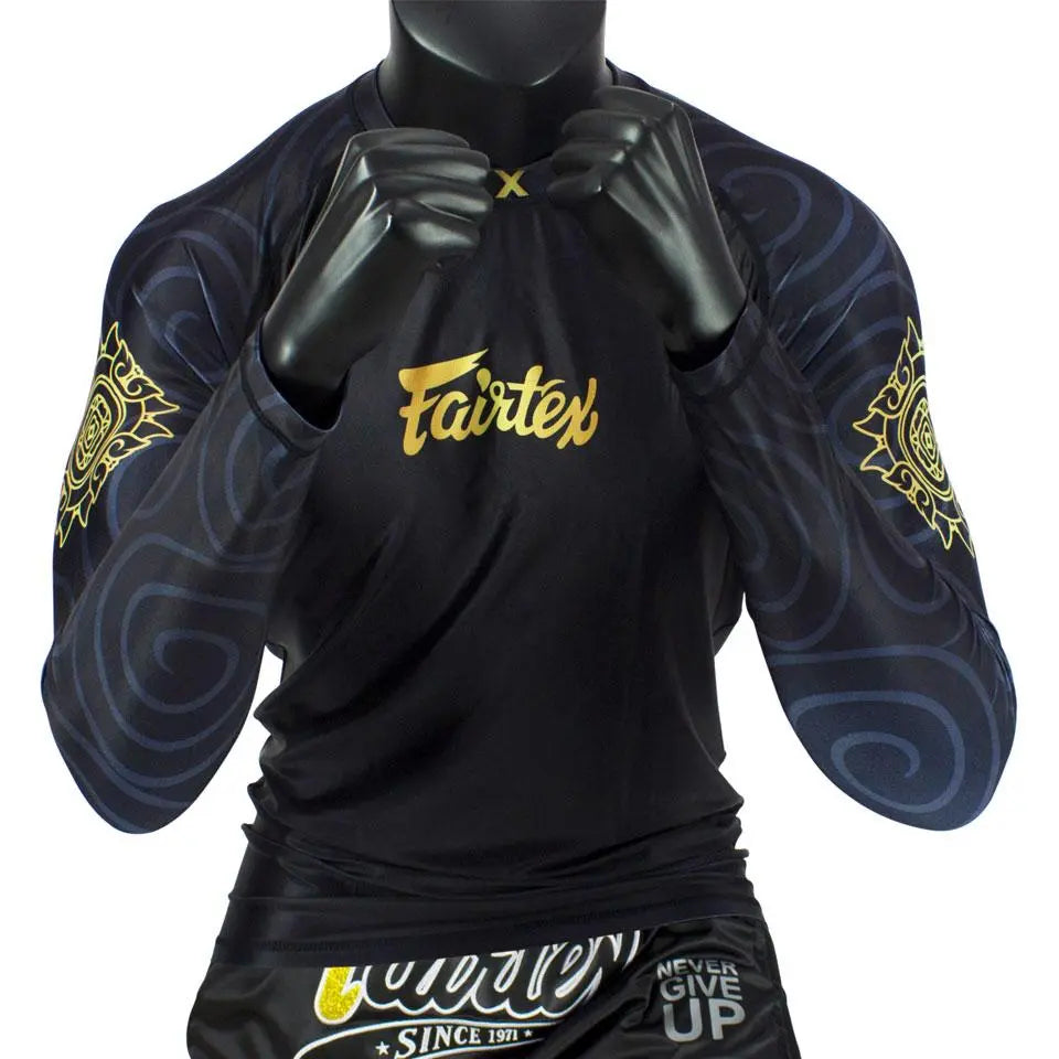 Fairtex Ninlapat Rash Guard - Black Fairtex