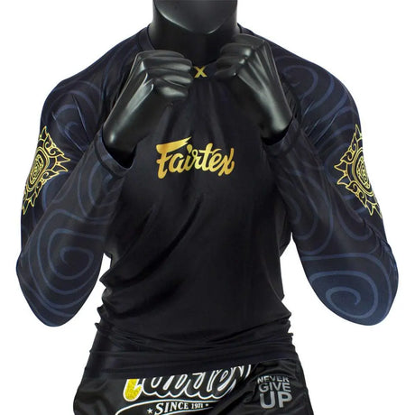 Fairtex Ninlapat Rash Guard - Black Fairtex