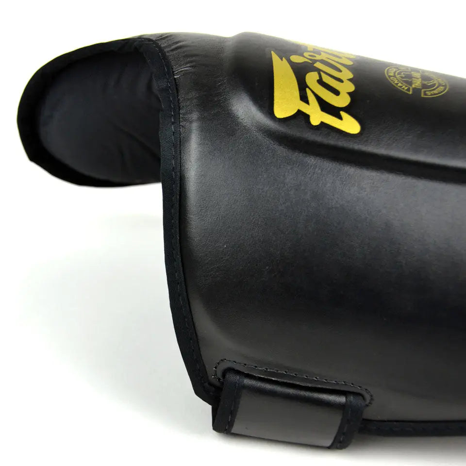 Fairtex SP8 Ultimate Shin Guards - Black & Gold Fairtex