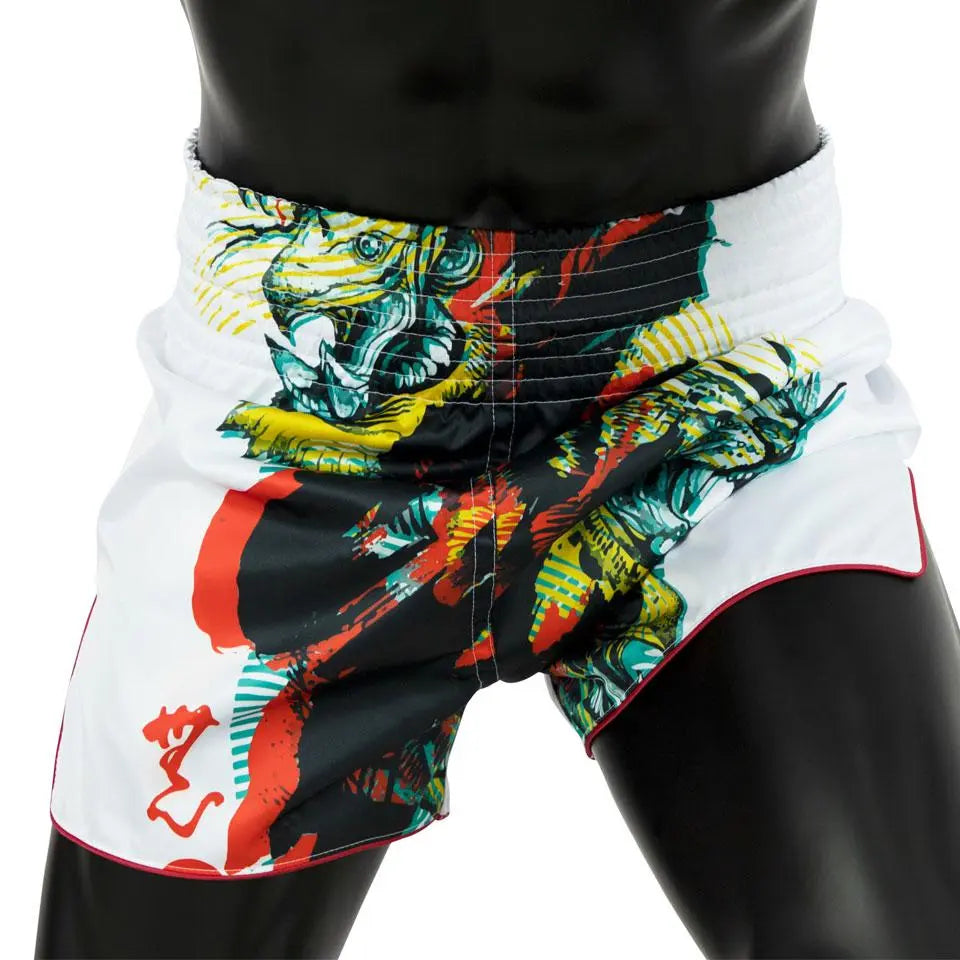 Fairtex Satoru White Muaythai Shorts Fairtex