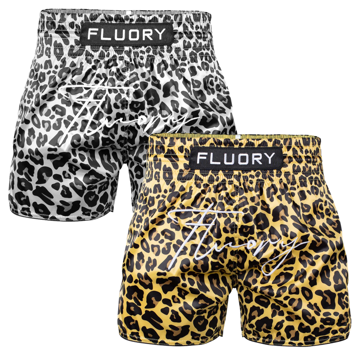 Fluory Leopard Adult Muay Thai Shorts