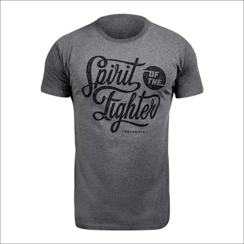 Hayabusa Classic Spirit of the Fighter T-shirt - Grey Hayabusa