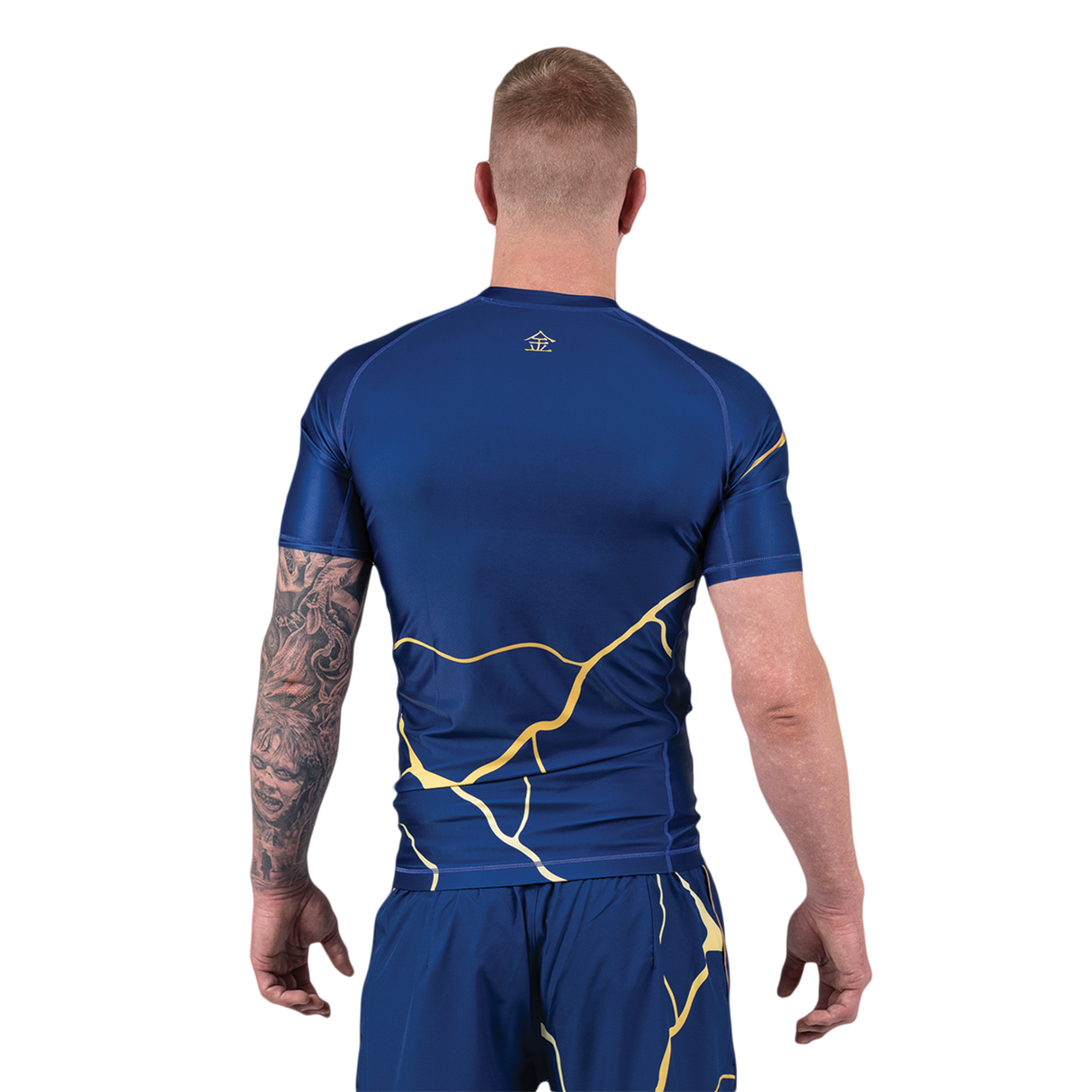 Scramble Kintsugi Rash Guard - Blue