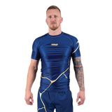 Scramble Kintsugi Rash Guard - Blue