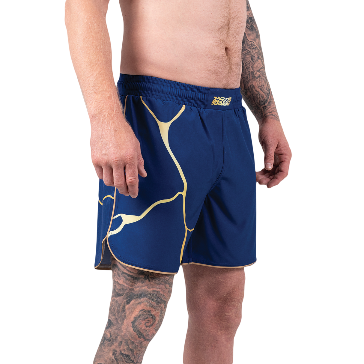 Scramble Kintsugi Shorts – Blue